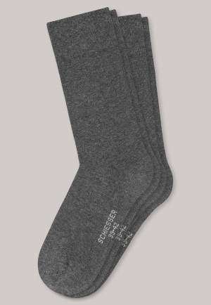 Herrensocken 2er-Pack stay fresh anthrazit-melange - Bluebird
