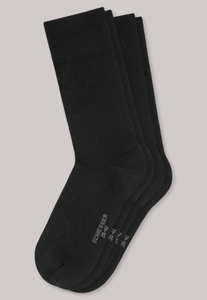 Lot de 2 paires de chaussettes pour homme noires - Long Life Cool