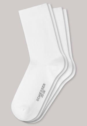 Confezione da 2 calzini da donna stay fresh di colore bianco - Bluebird