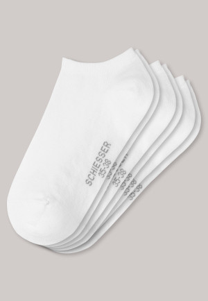 Confezione da 3 calzini per sneaker da donna di colore bianco stay fresh - Bluebird