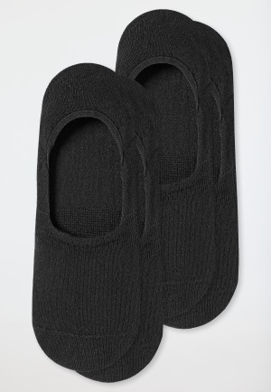 Low cut socks 2-pack black - Long Life Cool
