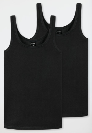 Tops, 2-pack, black - 95/5