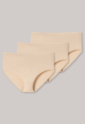 Midi 3er-Pack Organic Cotton sand - 95/5