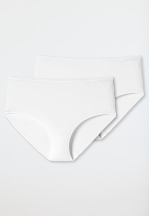 Midi, confezione da 2 pezzi, bianco - 95/5