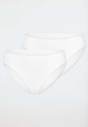 Slip tai, confezione da 2, bianchi - 95/5