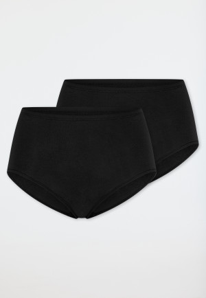 Maxislips, confezione da 2, nero - 95/5