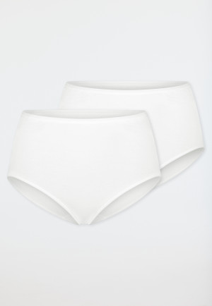 Slip maxi, confezione da 2, bianchi - 95/5
