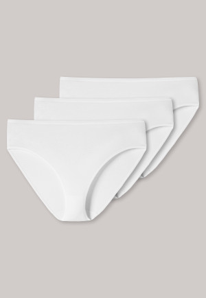 Brief Slips 3er-Pack Organic Cotton weiß - 95/5