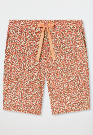 Short modal gebloemd perzik - Mix+ Relax