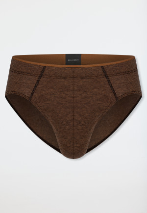Supermini Patterned Toffee-Colored Brief - 95/5