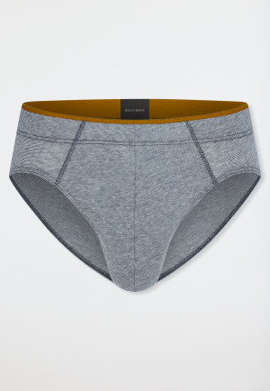Supermini slip met patroon, diepblauw - 95/5