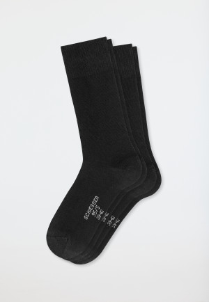 Chaussettes pour homme, lot de 2, noires - 95/5