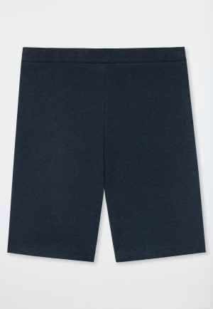 Short Tencel durable poches bleu foncé - Mix+Relax