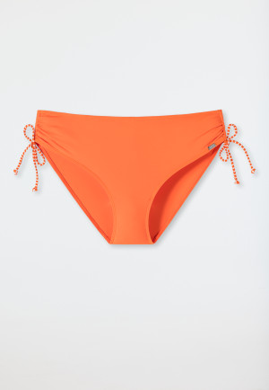 Midi-bikinislip zijkanten in hoogte verstelbaar oranje - Mix & Match Reflections