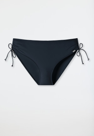 Midi-Bikinislip verstellbare Seitenhöhen dunkelblau - Mix & Match Reflections