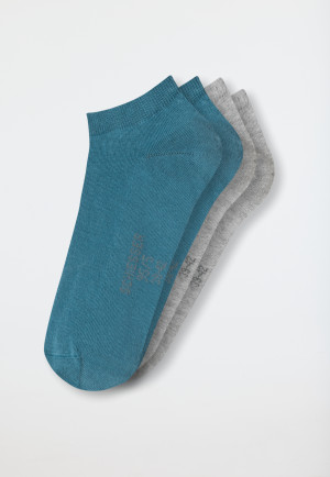Heren Sneaker Sokken 2-Pack Biologisch Katoen Multicolor - 95/5