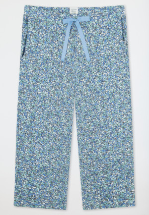 3/4-long lounge pants modal floral print multicolor - Mix+Relax