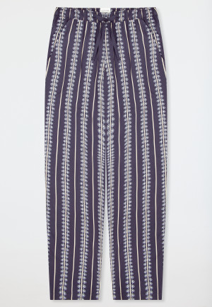 Pantaloni in tessuto a strisce lunghe multicolore - Mix+ Relax
