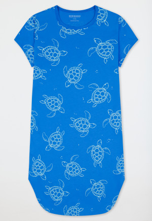 Sleepshirt kurzarm Organic Cotton Schildkröten aquarium - Nightwear