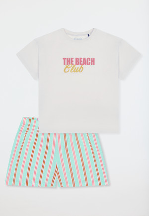 Schlafanzug kurz Beach Club pearl - Teens Nightwear