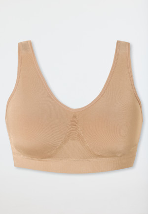 Bustier seamless removable pads maple - Classic Seamless