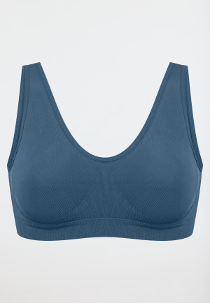 Bustier seamless removable pads atlantic blue - Classic Seamless