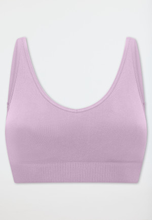 Zachte BH met uitneembare pads, kleur orchid - Classic Seamless