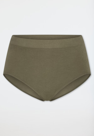 Culotte rétro sans couture kaki - Classic Seamless