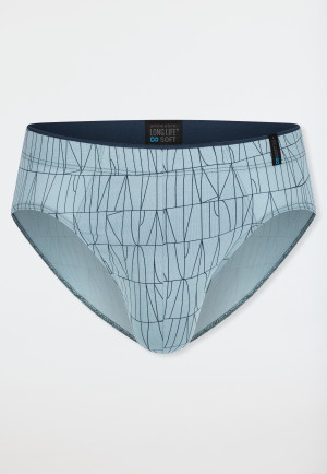Supermini modal fantasia blu ghiaccio - Long Life Soft