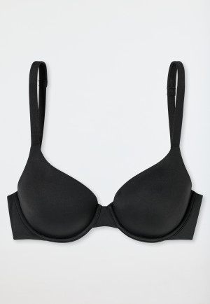 Bra with high support cup black - Unique Micro