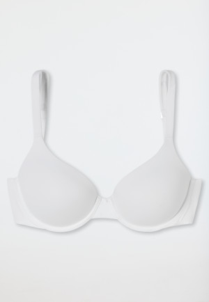 Bra with cup high support white - Unique Micro