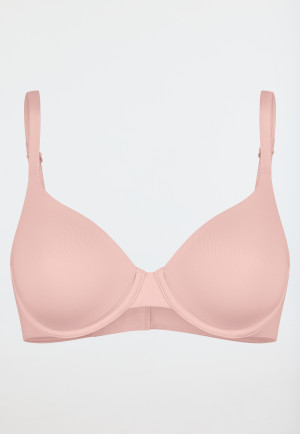Underwired bra with floating cups pearl - Unique Micro