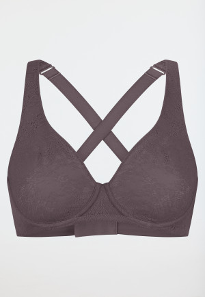 Beugelbeha met spacer voering mauve - Air