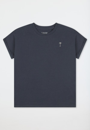 Shirt short sleeve graphite - Mix+Relax