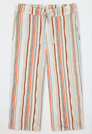 3/4-long lounge pants modal stripes multicolor - Mix+Relax