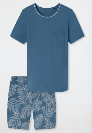Short pyjamas atlantic blue - Comfort Nightwear