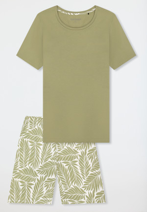 Short pyjamas lime - Comfort Essentials