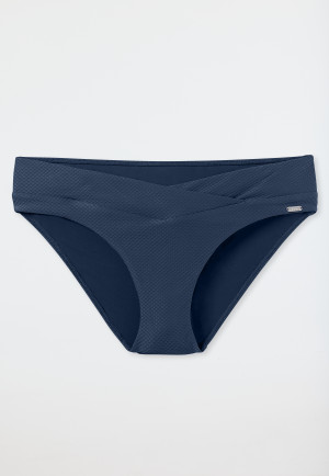 Midi bikini briefs V-shape blue - Aqua Mix & Match