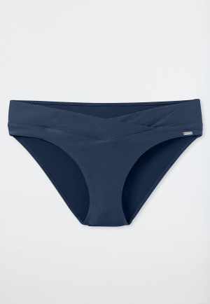 Midi bikinislip V-vorm blauw - Aqua Mix & Match