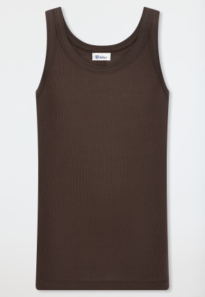 Tanktop dunkelbraun - Revival Friedrich