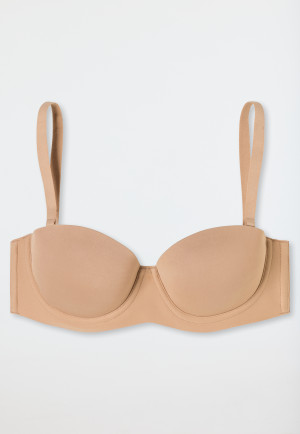 Soutien-gorge bandeau avec coques High Support maple - Unique Micro