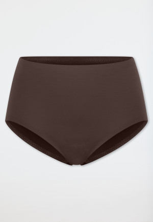Culotte maxi en microfibre marron foncé - Invisible Soft