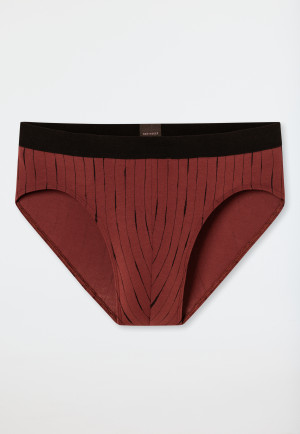 Rio briefs patterned burgundy - 95/5