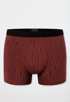 Shorts patterned burgundy - 95/5