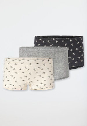 3-pack of Shorts with Bows, multi-colored - 95/5