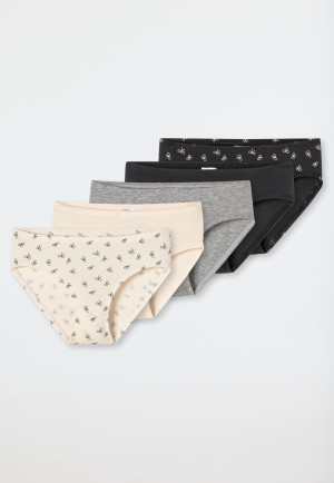 5-pack of Briefs with Bows, multi-colored - 95/5
