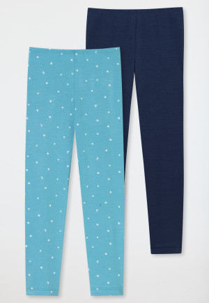 Leggings 2er-Pack Sterne Monde mehrfarbig - 95/5