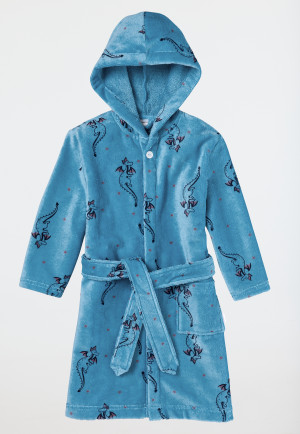 Bademantel Velours Drachendruck aquarium - Girls World