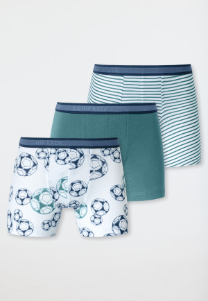 Shorts 3er-Pack Organic Cotton mehrfarbig - 95/5