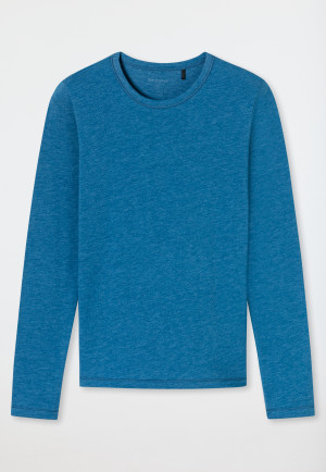 Shirt langarm unisex blau - Active
